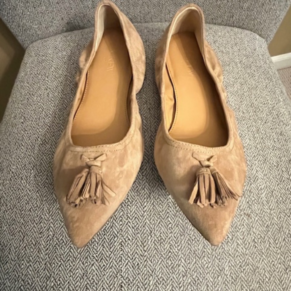 J Crew Suede Flats